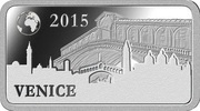 ½ Dollar - Elizabeth II Venice, Solomon Islands, 2015 reverse image