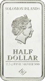 ½ Dollar - Elizabeth II Petra obverse image
