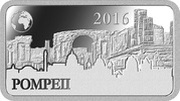 ½ Dollar - Elizabeth II Pompeii, Solomon Islands, 2016 reverse image