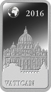 ½ Dollar - Elizabeth II Vatican, Solomon Islands, 2016 reverse image