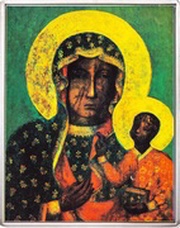 ½ Dollar - Elizabeth II Black Madonna of Częstochowa, Solomon Islands, 2016 reverse image