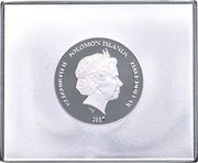 ½ Dollar - Elizabeth II Gothic Cathedral by a River obverse image