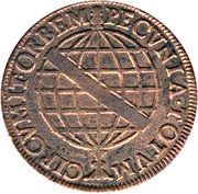 20 Réis - Joao V Lisbon mint, Angola, 1715-1749 reverse image