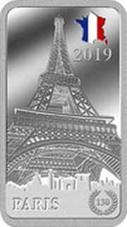 ½ Dollar - Elizabeth II Paris, Solomon Islands, 2019 reverse image
