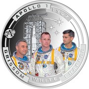 ½ Dollar - Elizabeth II Apollo 1, Solomon Islands, 2020 reverse image
