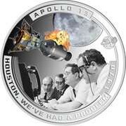 ½ Dollar - Elizabeth II Apollo 13, Solomon Islands, 2020 reverse image