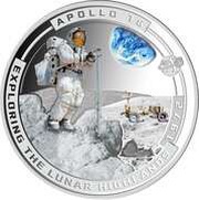½ Dollar - Elizabeth II Apollo 16, Solomon Islands, 2020 reverse image