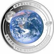 ½ Dollar - Elizabeth II Apollo 17, Solomon Islands, 2020 reverse image