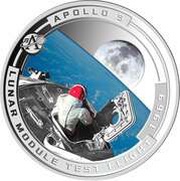 ½ Dollar - Elizabeth II Apollo 9, Solomon Islands, 2020 reverse image