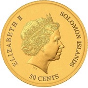 50 Cents - Elizabeth II Year of the Mouse obverse image