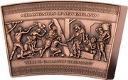 ½ Dollar - Elizabeth II Colonization of New England, Solomon Islands, 2020 reverse image