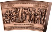 ½ Dollar - Elizabeth II Discovery of Gold in California: 2/2 / Peace in 1865, Solomon Islands, 2020 reverse image