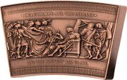 ½ Dollar - Elizabeth II Oglethorpe and the Indians, Solomon Islands, 2020 reverse image