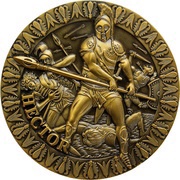 ½ Dollar - Elizabeth II Hector, Solomon Islands, 2020 reverse image