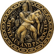 ½ Dollar - Elizabeth II Menelaus and Patroclus, Solomon Islands, 2020 reverse image