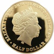 ½ Dollar - Elizabeth II Remembrance Day obverse image