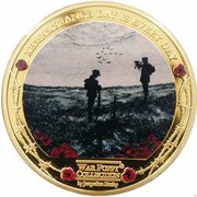 ½ Dollar - Elizabeth II Remembrance Day, Solomon Islands, 2020 reverse image
