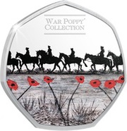 50 Cents - Elizabeth II For Heroes and Horses, Solomon Islands, 2020 reverse image