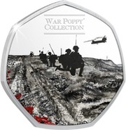 50 Cents - Elizabeth II Medic on the Mountain, Solomon Islands, 2020 reverse image