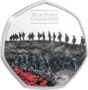 50 Cents - Elizabeth II Where the Tommies Go, Solomon Islands, 2020 reverse image
