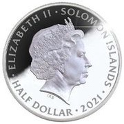 ½ Dollar - Elizabeth II John F. Kennedy: F obverse image