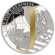 ½ Dollar - Elizabeth II John F. Kennedy: J, Solomon Islands, 2021 reverse image