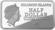 ½ Dollar - Elizabeth II London obverse image