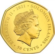 50 Cents - Elizabeth II Round the World obverse image