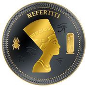 ½ Dollar - Elizabeth II Nefertiti, Solomon Islands, 2022 reverse image