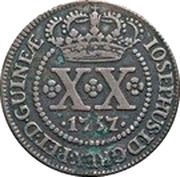 20 Réis - José I obverse image