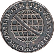 20 Réis - José I, Angola, 1752-1757 reverse image