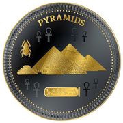 ½ Dollar - Elizabeth II Pyramids, Solomon Islands, 2022 reverse image