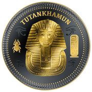 ½ Dollar - Elizabeth II Tutankhamun, Solomon Islands, 2022 reverse image
