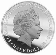 ½ Dollar - Elizabeth II Platinum Jubilee obverse image
