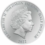 ½ Dollar - Elizabeth II Portugal obverse image