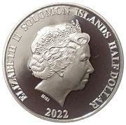 ½ Dollar - Elizabeth II Wales obverse image