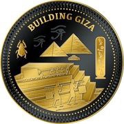 ½ Dollar - Elizabeth II Posthumous; Building Giza, Solomon Islands, 2023 reverse image