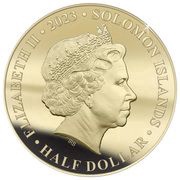 ½ Dollar - Elizabeth II Posthumous; Queen's Coronation obverse image