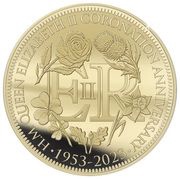 ½ Dollar - Elizabeth II Posthumous; Queen's Coronation, Solomon Islands, 2023 reverse image