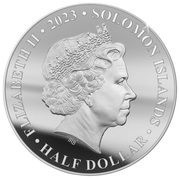 ½ Dollar - Elizabeth II Posthumous; Queen's Coronation obverse image