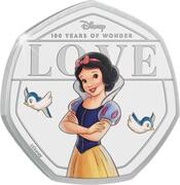 50 Cents - Elizabeth II Posthumous; Love, Solomon Islands, 2023 reverse image