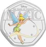 50 Cents - Elizabeth II Posthumous; Magic, Solomon Islands, 2023 reverse image