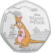 50 Cents - Elizabeth II Posthumous; Kanga and Roo, Solomon Islands, 2023 reverse image