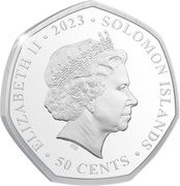 50 Cents - Elizabeth II Posthumous; Tigger and Eeyore obverse image