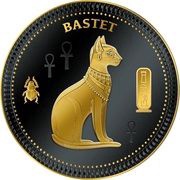 ½ Dollar - Charles III Bastet, Solomon Islands, 2023 reverse image