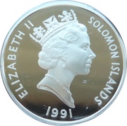 1 Dollar - Elizabeth II 50th Anniversary of Pearl Harbour obverse image