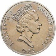 1 Dollar - Elizabeth II 50th Anniversary of the Coral Sea obverse image