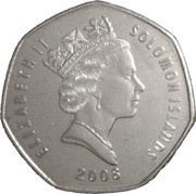1 Dollar - Elizabeth II 3rd portrait; magnetic obverse image