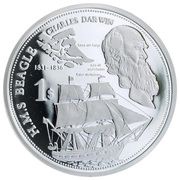 1 Dollar - Elizabeth II HMS Beagle, Solomon Islands, 2009 reverse image