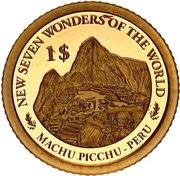 1 Dollar - Elizabeth II Machu Picchu, Solomon Islands, 2013 reverse image